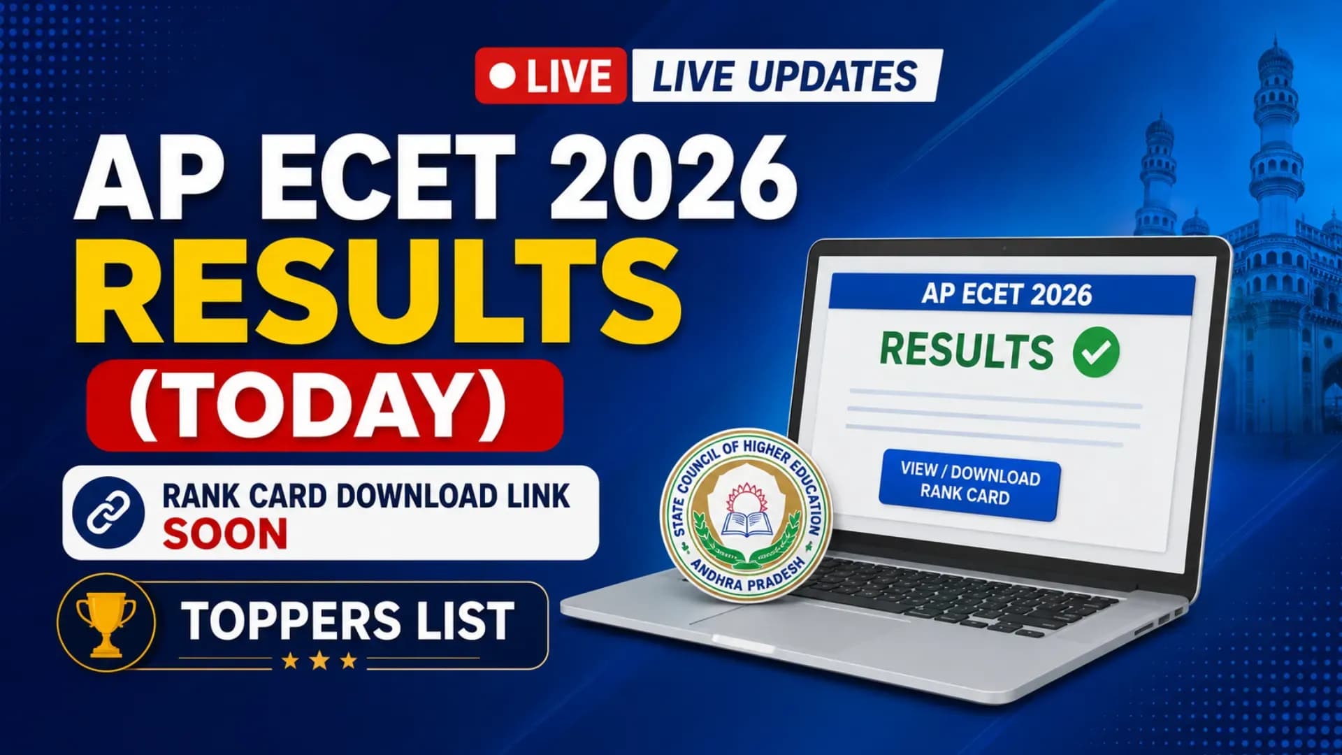 AP ECET 2026 Results (Today) Live Updates
