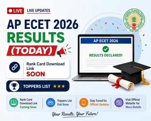 AP ECET 2026 Results (Today) Live Updates