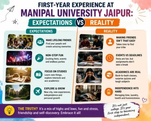 First-Year Experience at Manipal University Jaipur Expectations vs Reality