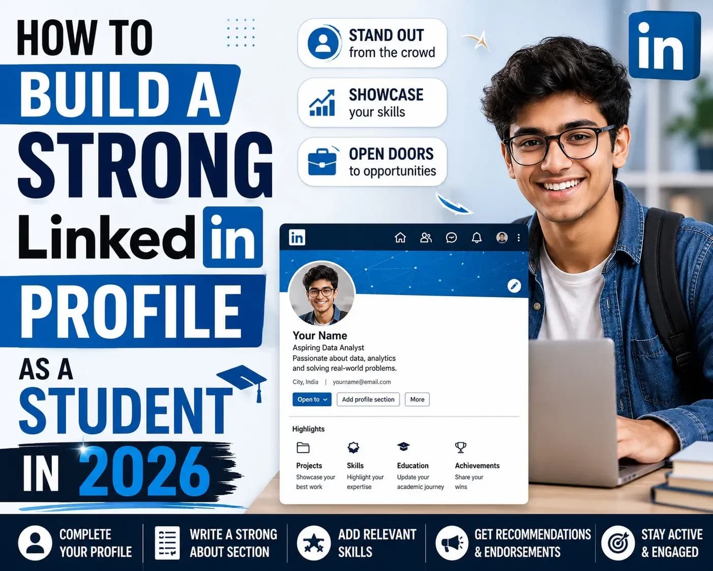 How to Build a Strong LinkedIn Profile as a Student in 2026