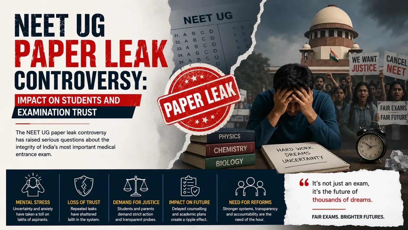 NEET UG Paper Leak Controversy
