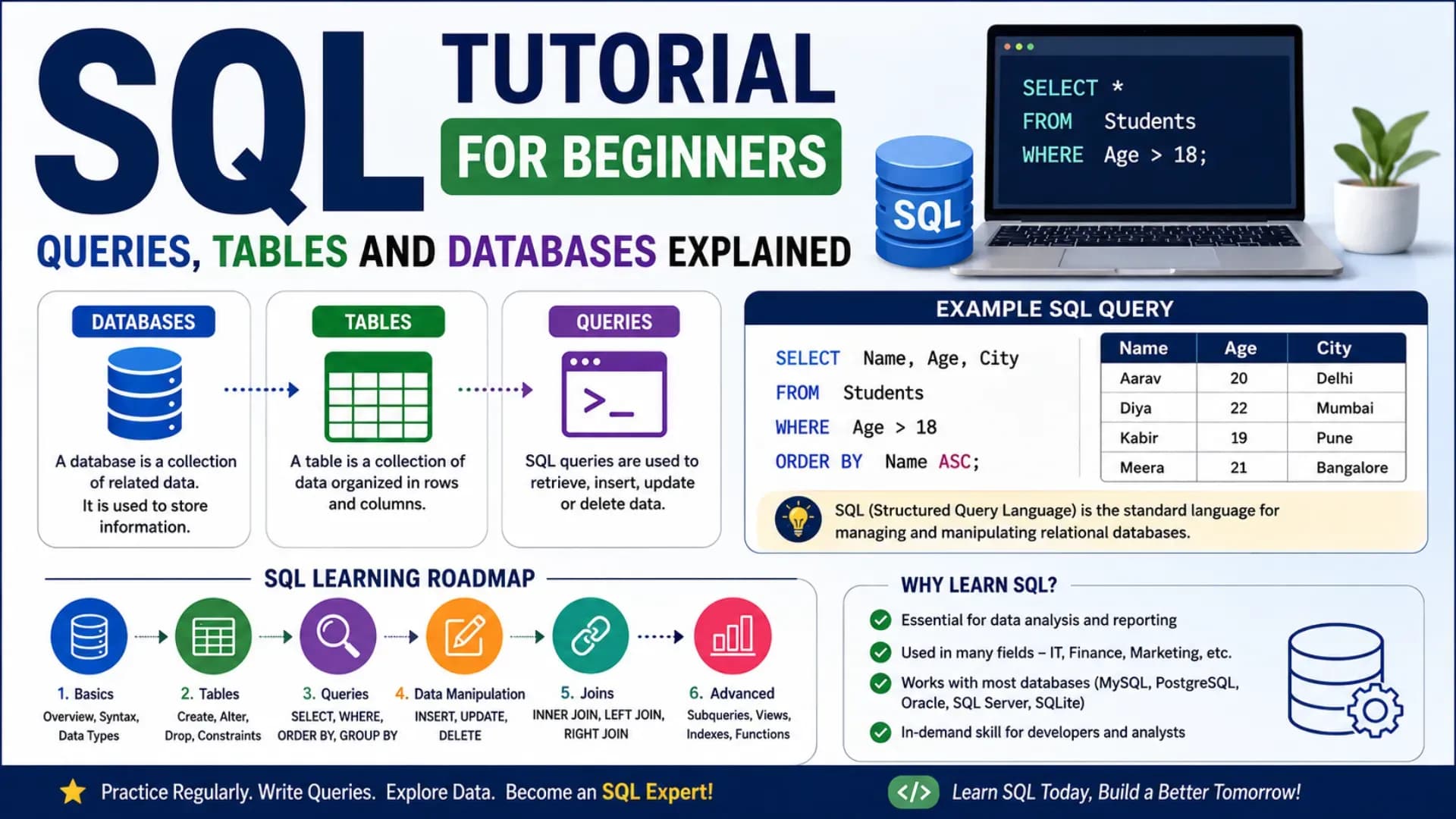SQL Tutorial for Beginners: Queries, Tables and Databases Explained