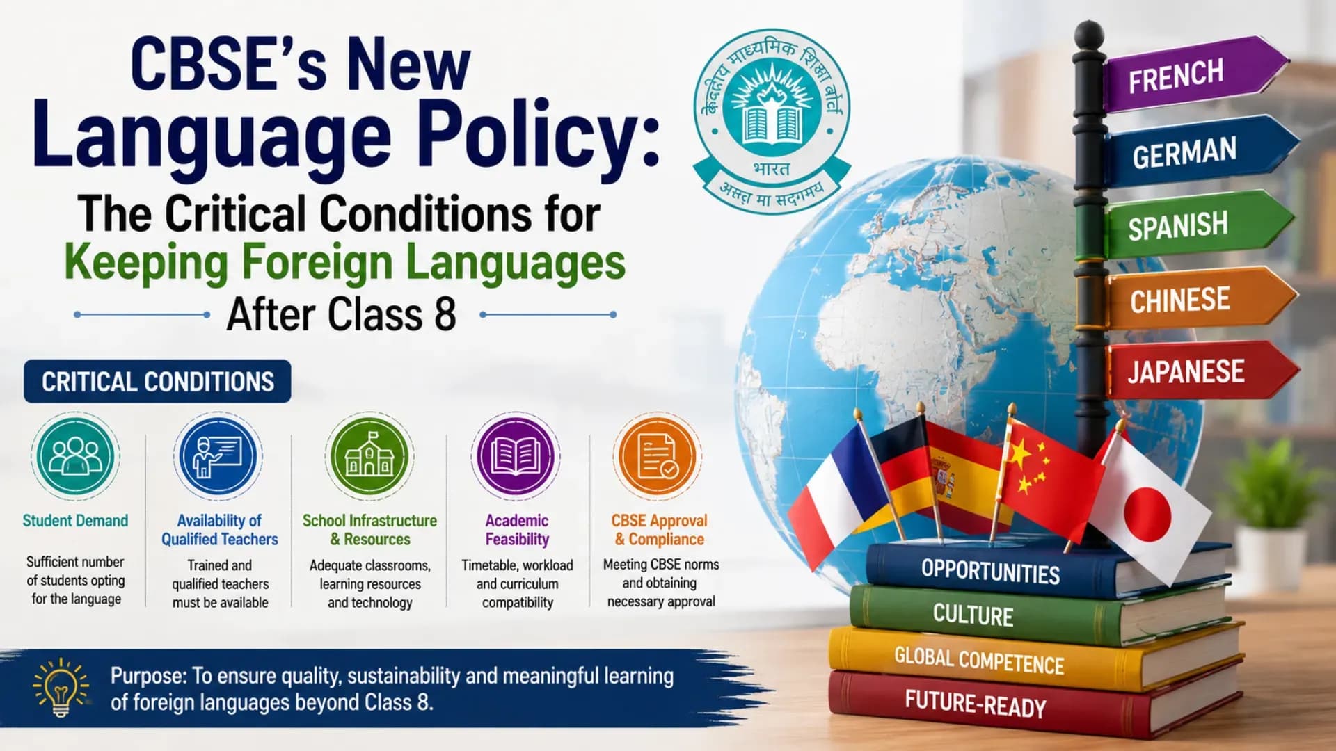CBSE’s New Language Policy: The Critical Conditions for Keeping Foreign Languages After Class 8