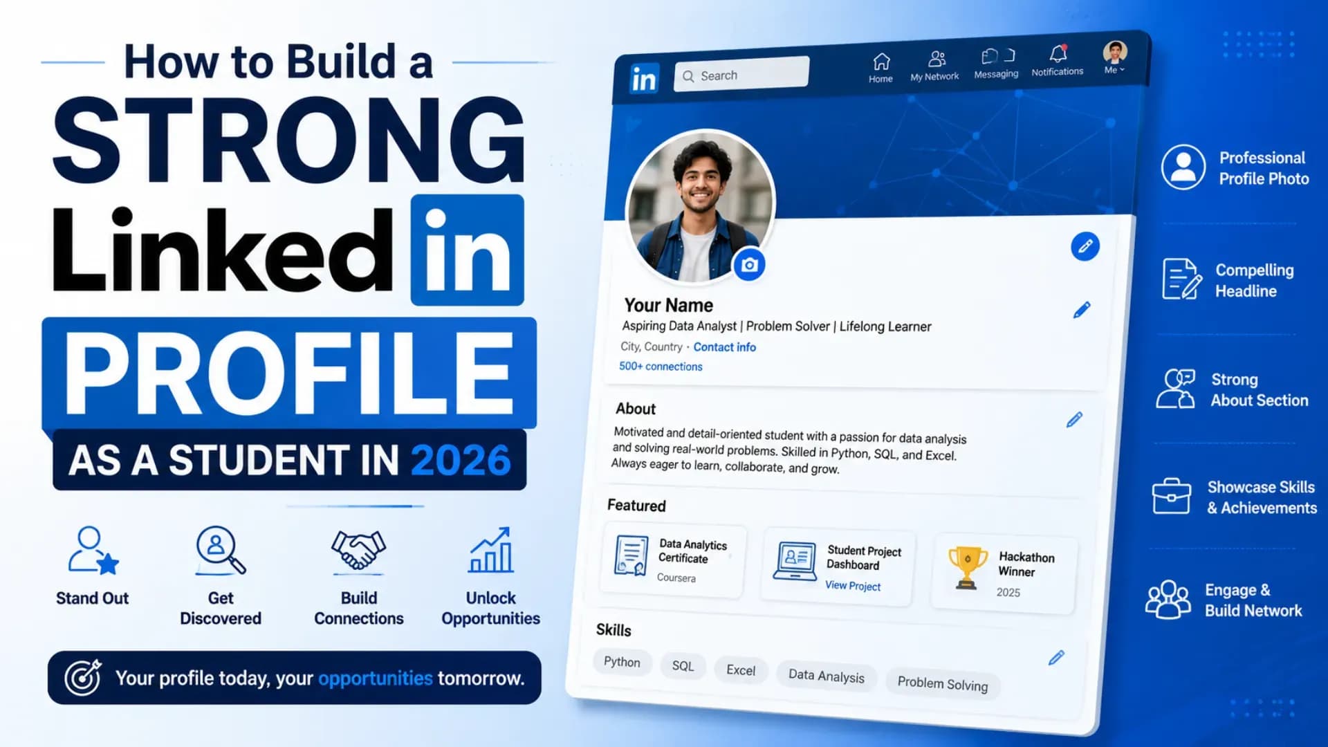 How to Build a Strong LinkedIn Profile as a Student in 2026