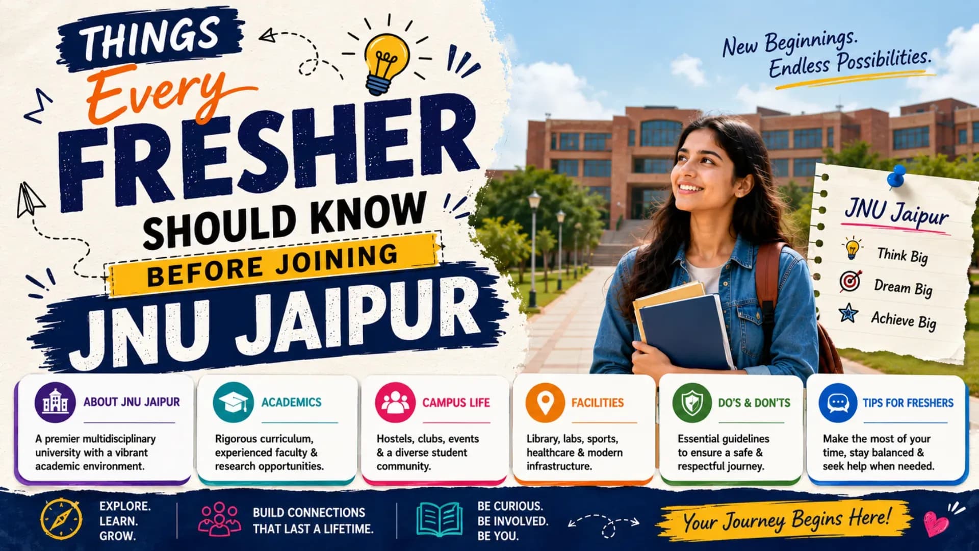 Things Every Fresher Should Know Before Joining JNU Jaipur