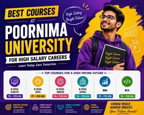 Best Courses at Poornima University for High Salary Careers