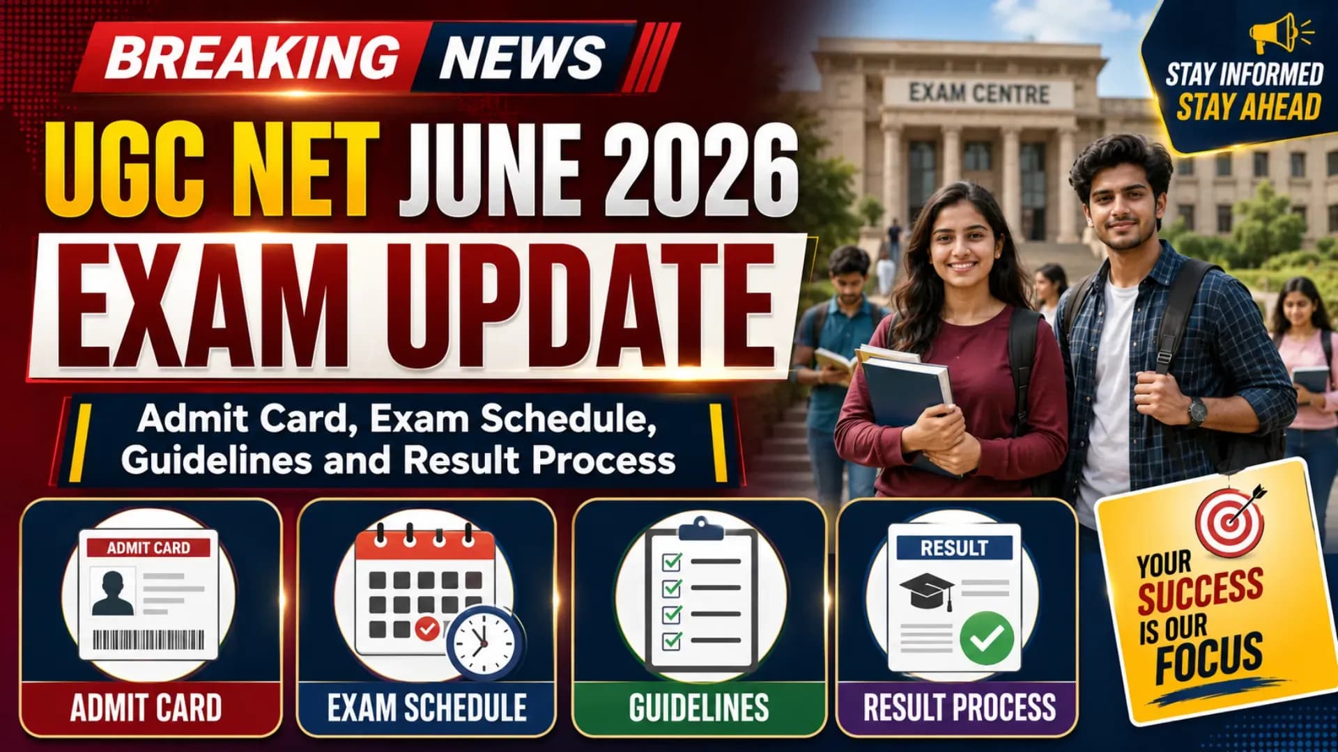 UGC NET June 2026 Exam Update: Admit Card, Exam Schedule, Guidelines and Result Process