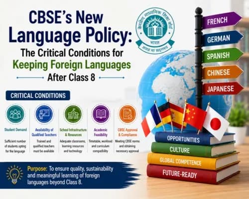 CBSE’s New Language Policy: The Critical Conditions for Keeping Foreign Languages After Class 8