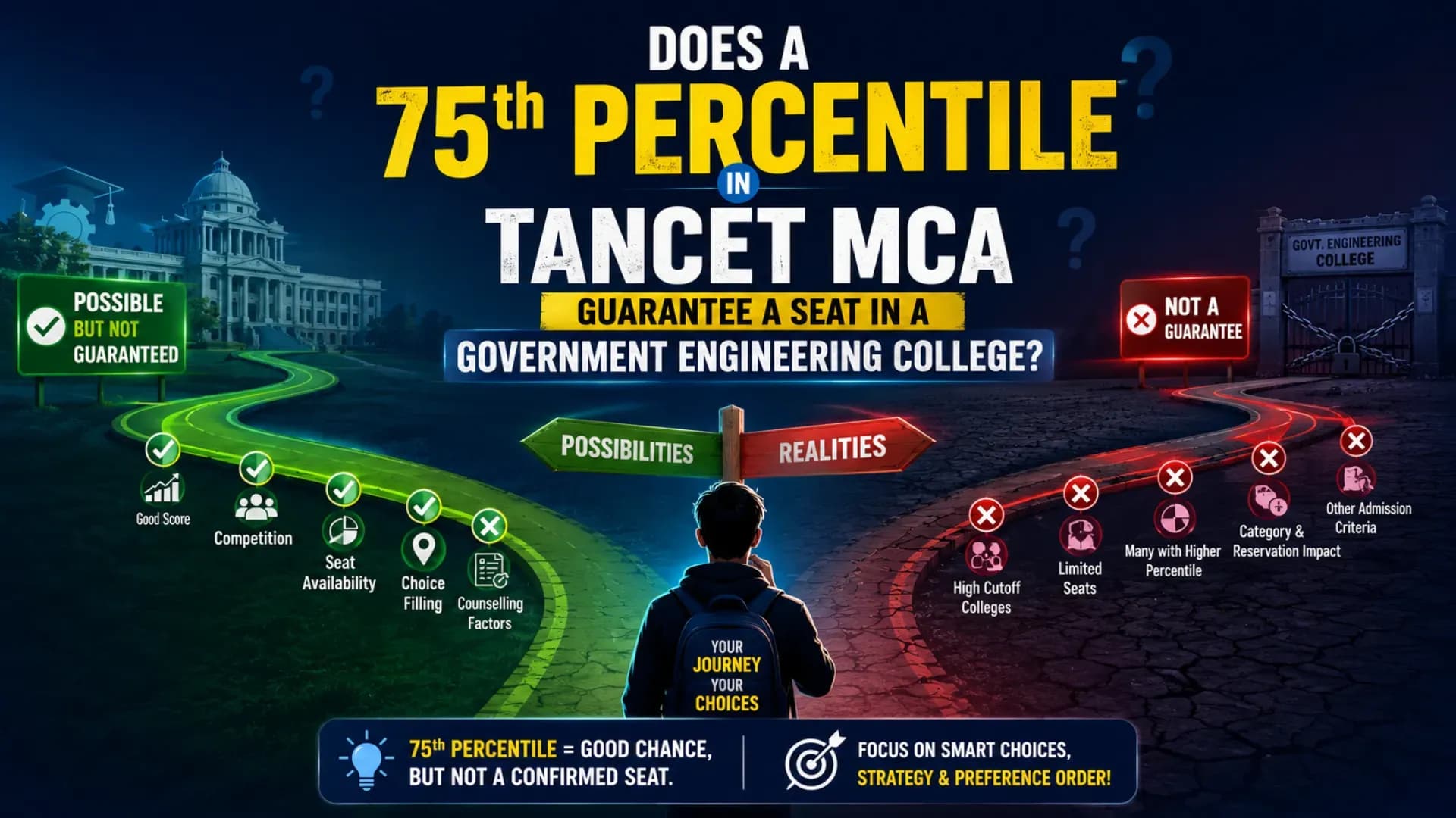 Does a 75th Percentile in TANCET MCA Guarantee a Seat in a Government Engineering College