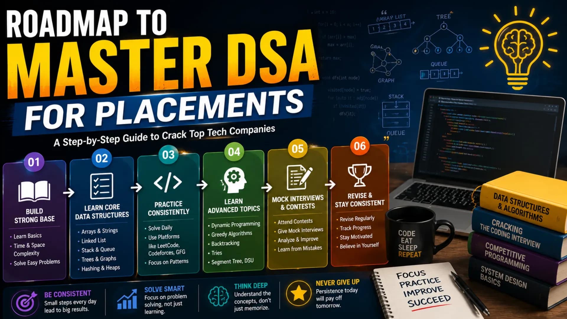 Roadmap to Master DSA for Placements
