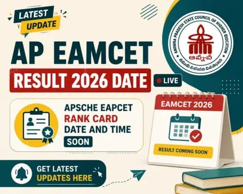 AP EAMCET Result 2026 Date LIVE: APSCHE EAPCET Rank Card Date and Time Soon, Get Latest Updates Here