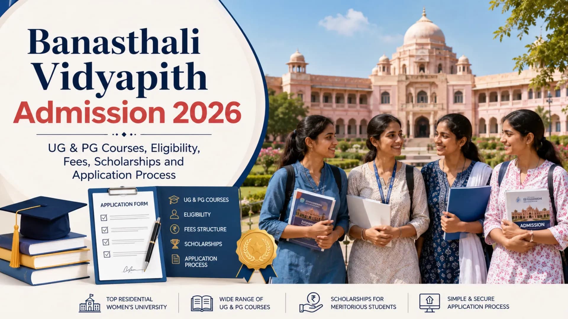 Banasthali Vidyapith Admission 2026: Complete Guide to UG and PG Courses, Eligibility, Fees, Scholarships and Application Process
