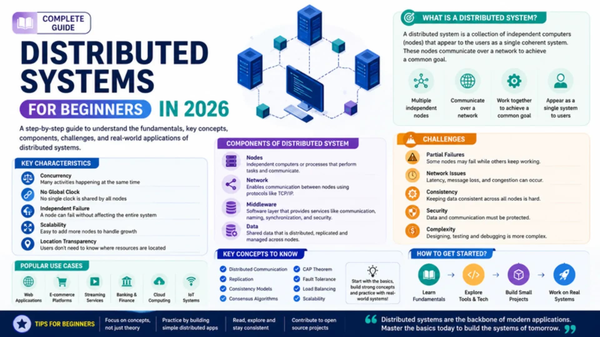 Complete Guide to Distributed Systems for Beginners in 2026: Learn Distributed Computing From Scratch