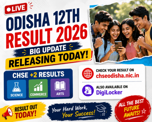 Odisha 12th Result 2026 LIVE: CHSE +2 Results for Science, Commerce, Arts Releasing Today on chseodisha.nic.in, DigiLocker Link