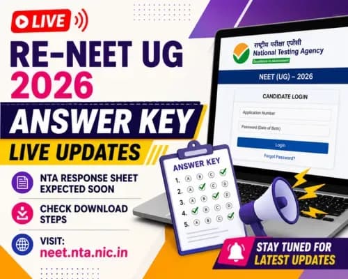 Re-NEET UG 2026 Answer Key LIVE: NTA Response Sheet Expected Soon at neet.nta.nic.in; Check Download Steps