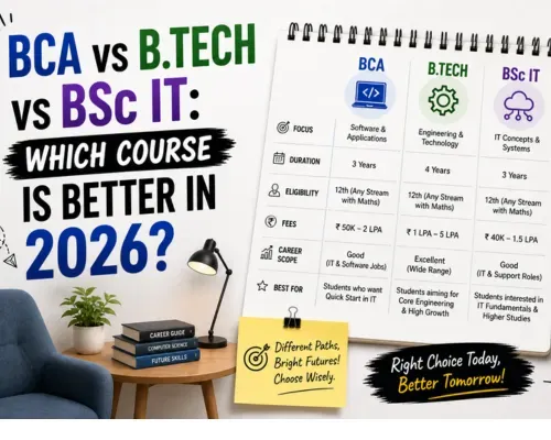 BCA vs B.Tech vs BSc IT