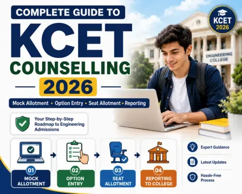 Complete Guide to KCET Counselling 2026: Mock Allotment, Option Entry, Seat Allotment and Reporting
