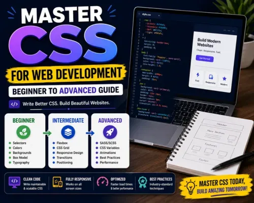 Master CSS for Web Development: Beginner to Advanced Guide