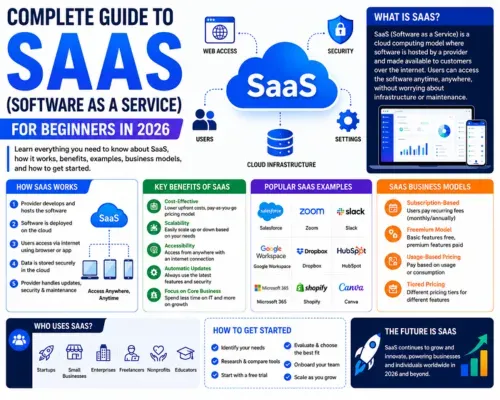 Complete Guide to SaaS (Software as a Service) for Beginners in 2026