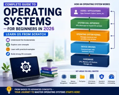 Complete Guide to Operating Systems for Beginners in 2026: Learn OS From Scratch