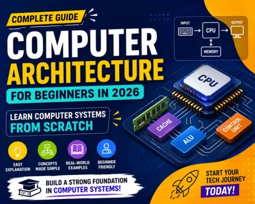 Computer Architecture tutorial, Computer Architecture for beginners, learn computer architecture, computer systems guide 2026, CPU architecture, memory hierarchy, instruction set architecture, computer organization, pipelining concepts, computer hardware fundamentals