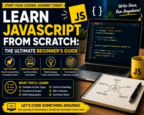 Learn JavaScript From Scratch: The Ultimate Beginner's Guide