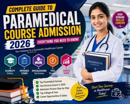 Complete Guide to Paramedical Course Admission 2026: Eligibility, Entrance Exams, Specializations, Fees and Career Scope